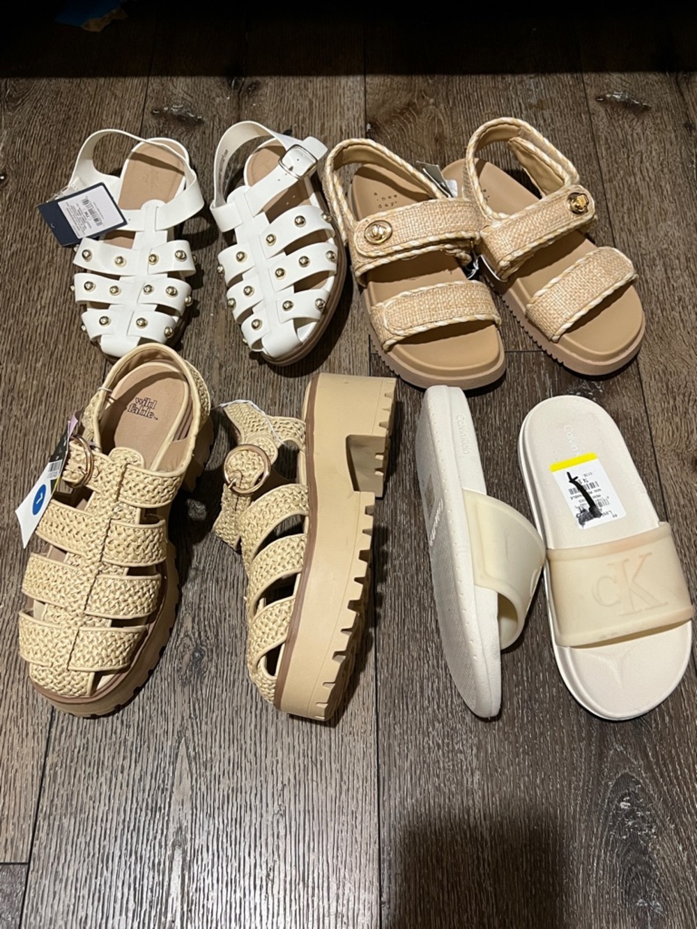 🔥 Sandal lot bundle! Size 6.5-7 all new